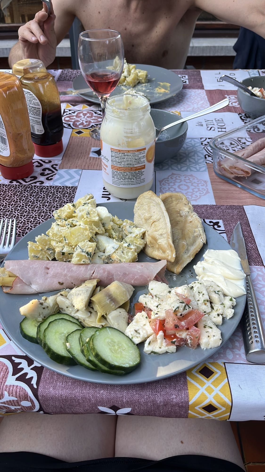 Déjeuner d'été varié