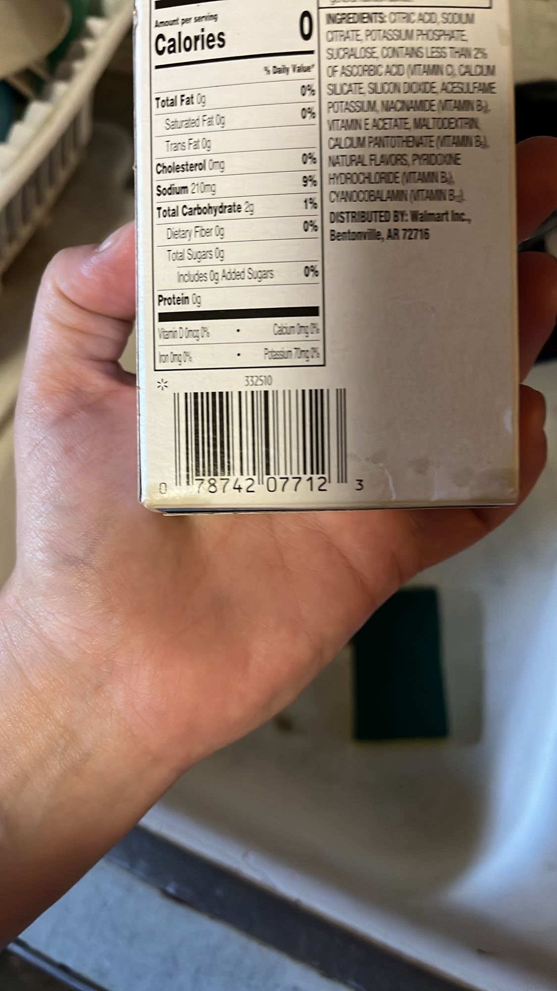 Zero Calorie Drink Mix