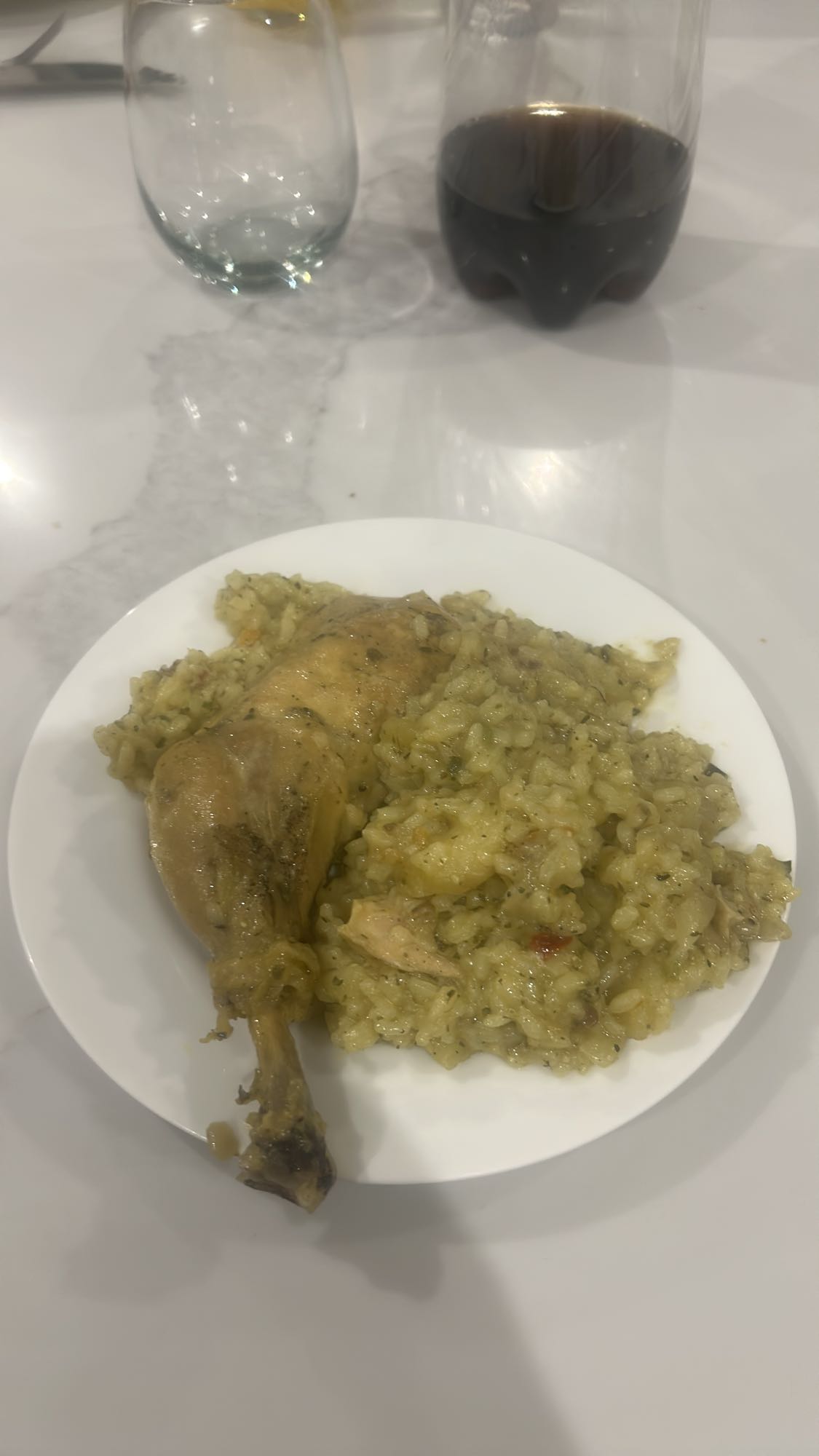 Pollo con arroz