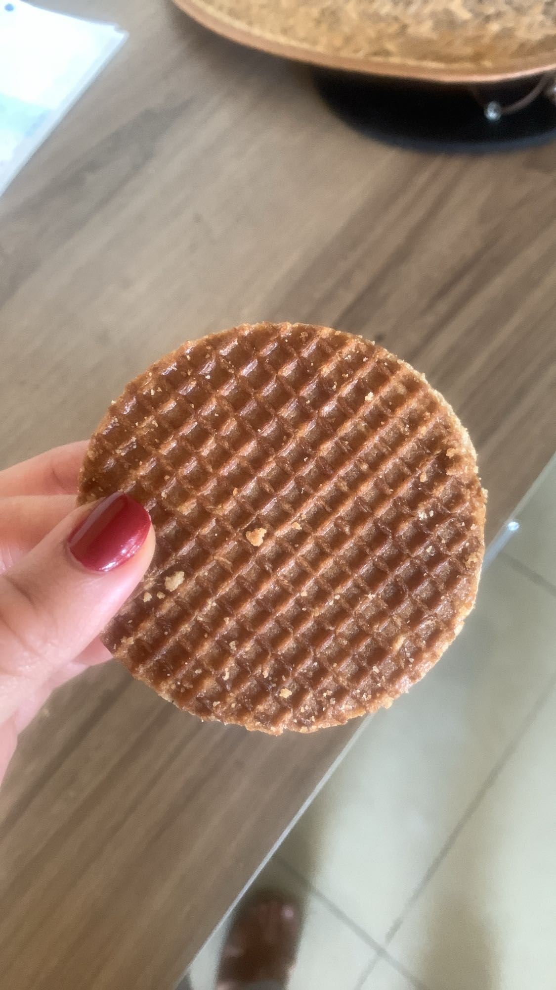 stroopwafel cookie