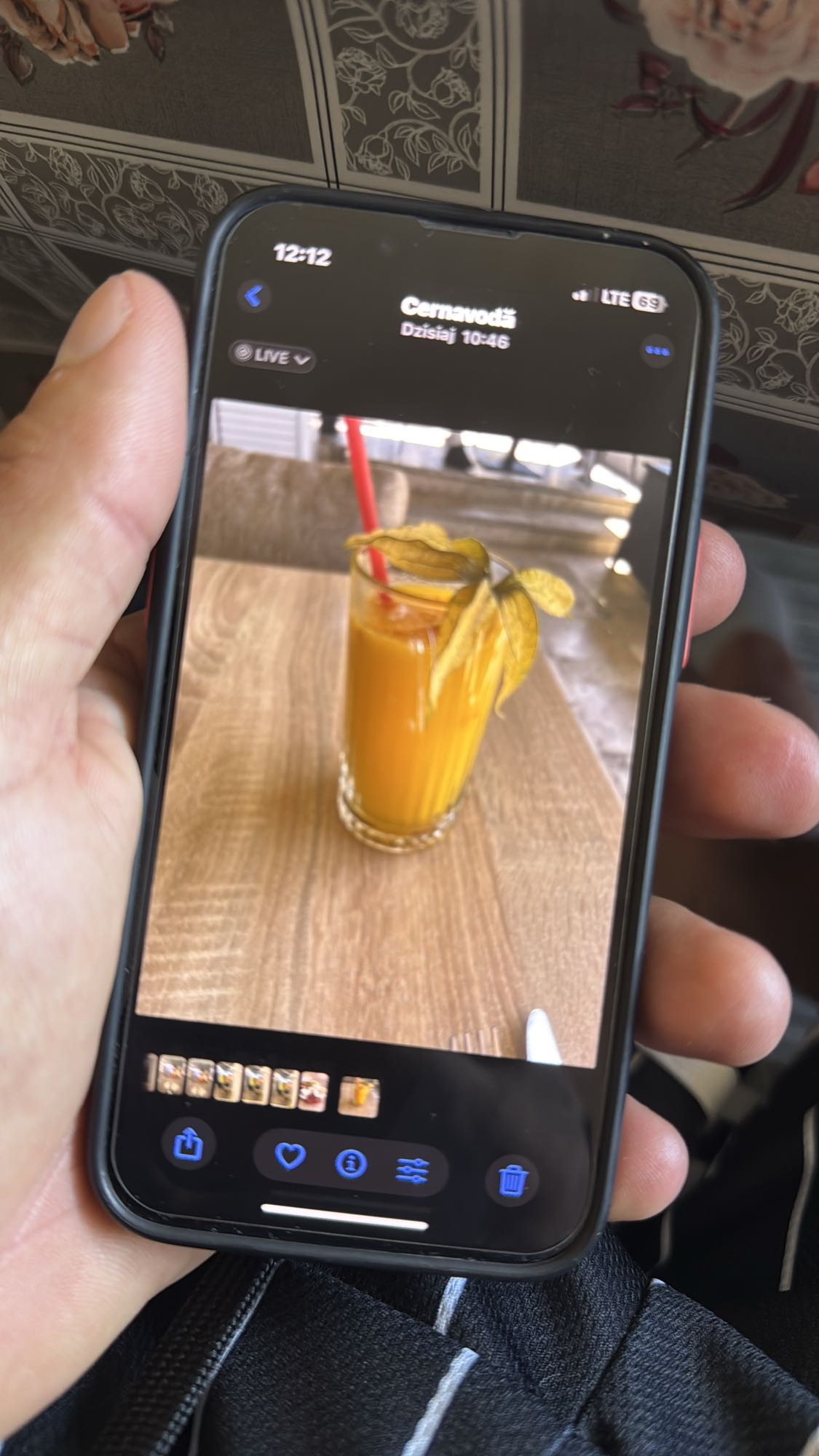 sok pomarańczowy z miętą