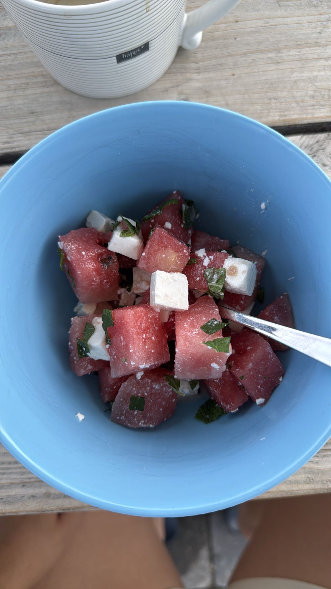 Wassermelone-Feta-Salat