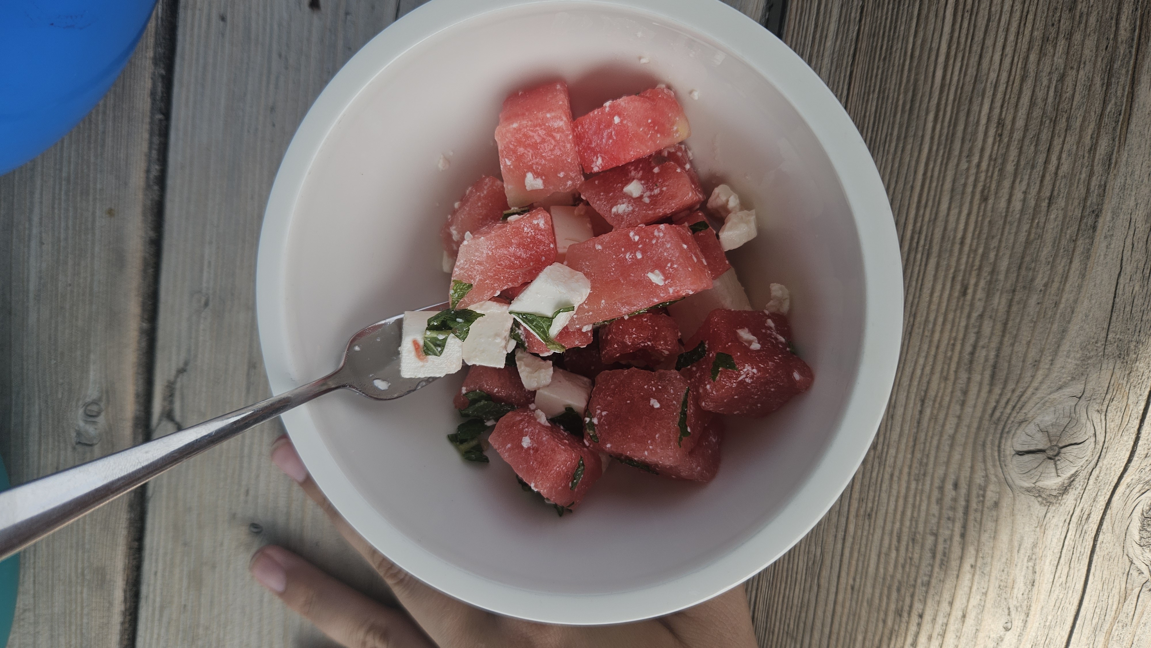 Wassermelonen-Feta-Salat