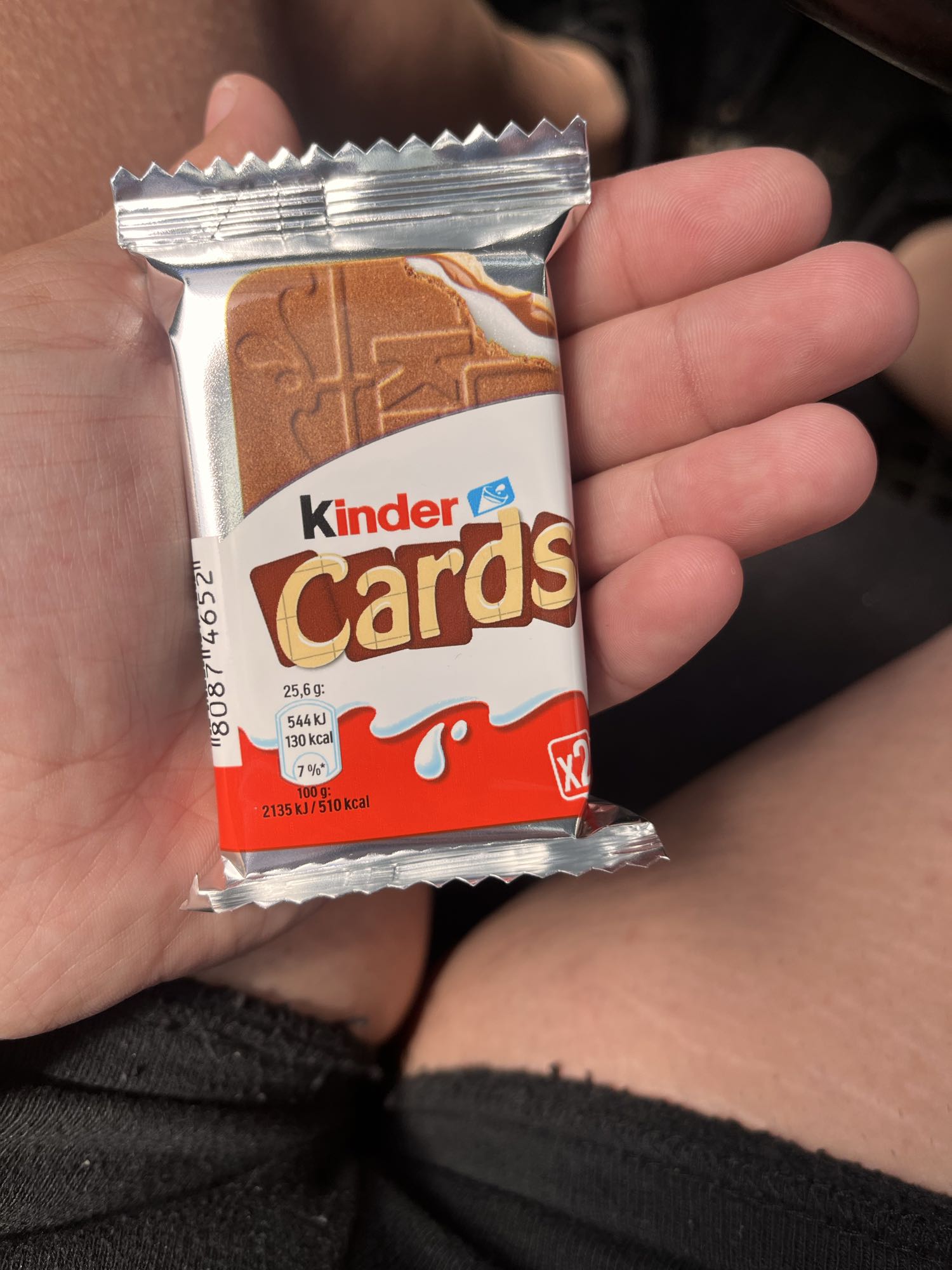 Kinder Cards snack