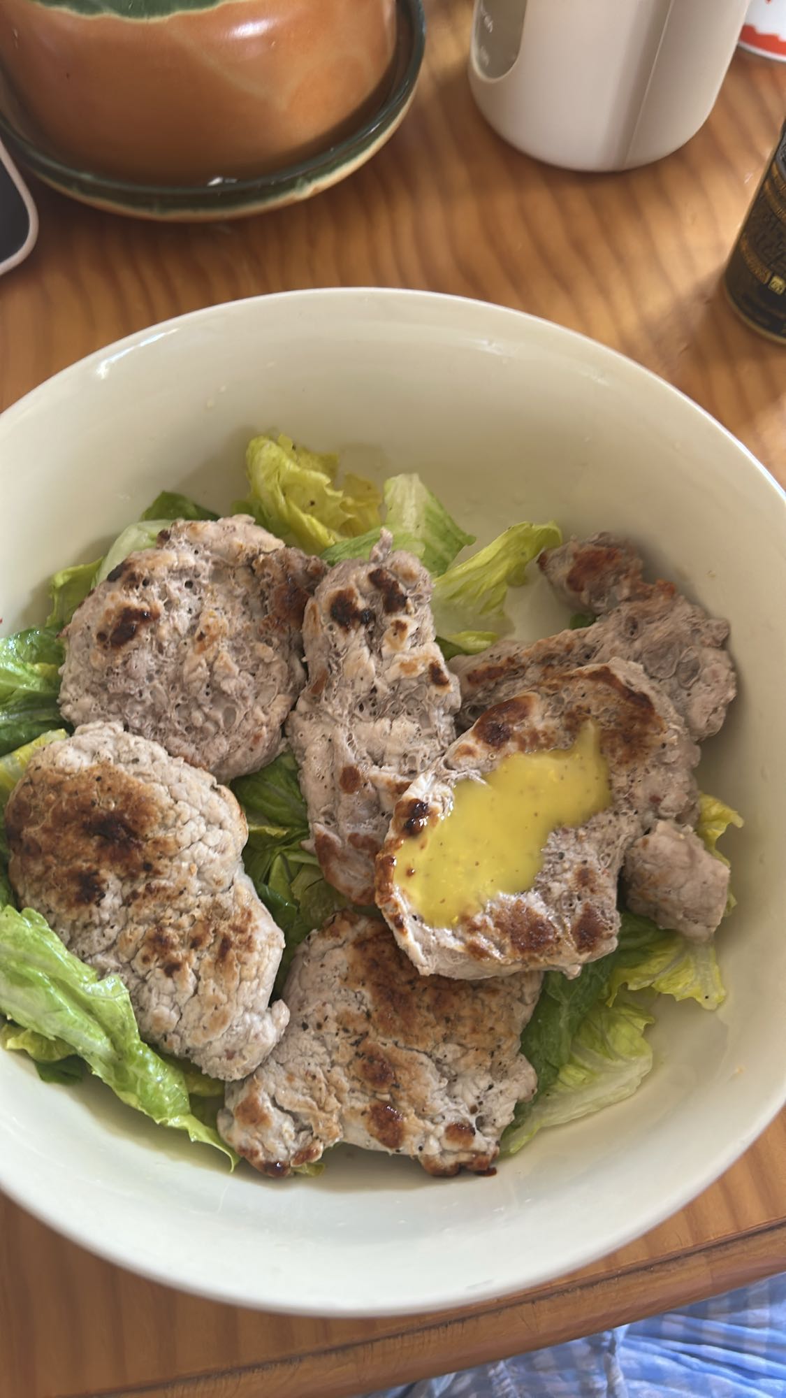 albóndigas con lechuga