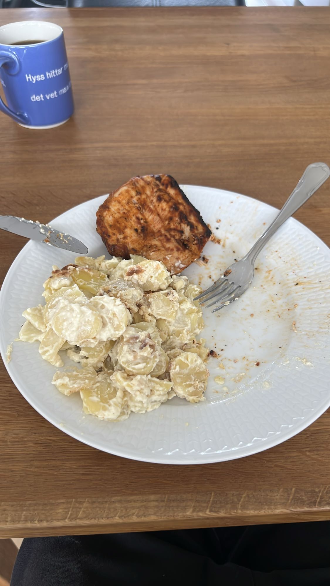 Grillad kyckling med Pekkas potatisgratäng