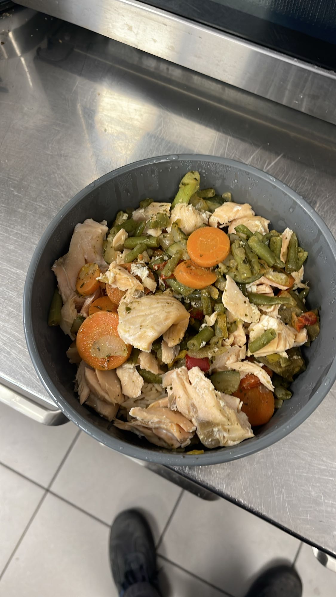 Kip met groenten en rijst