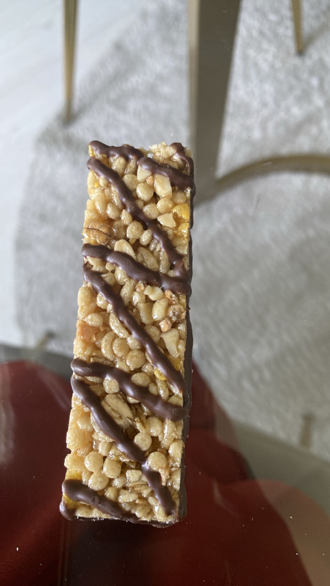 Müsliriegel mit Schokolade