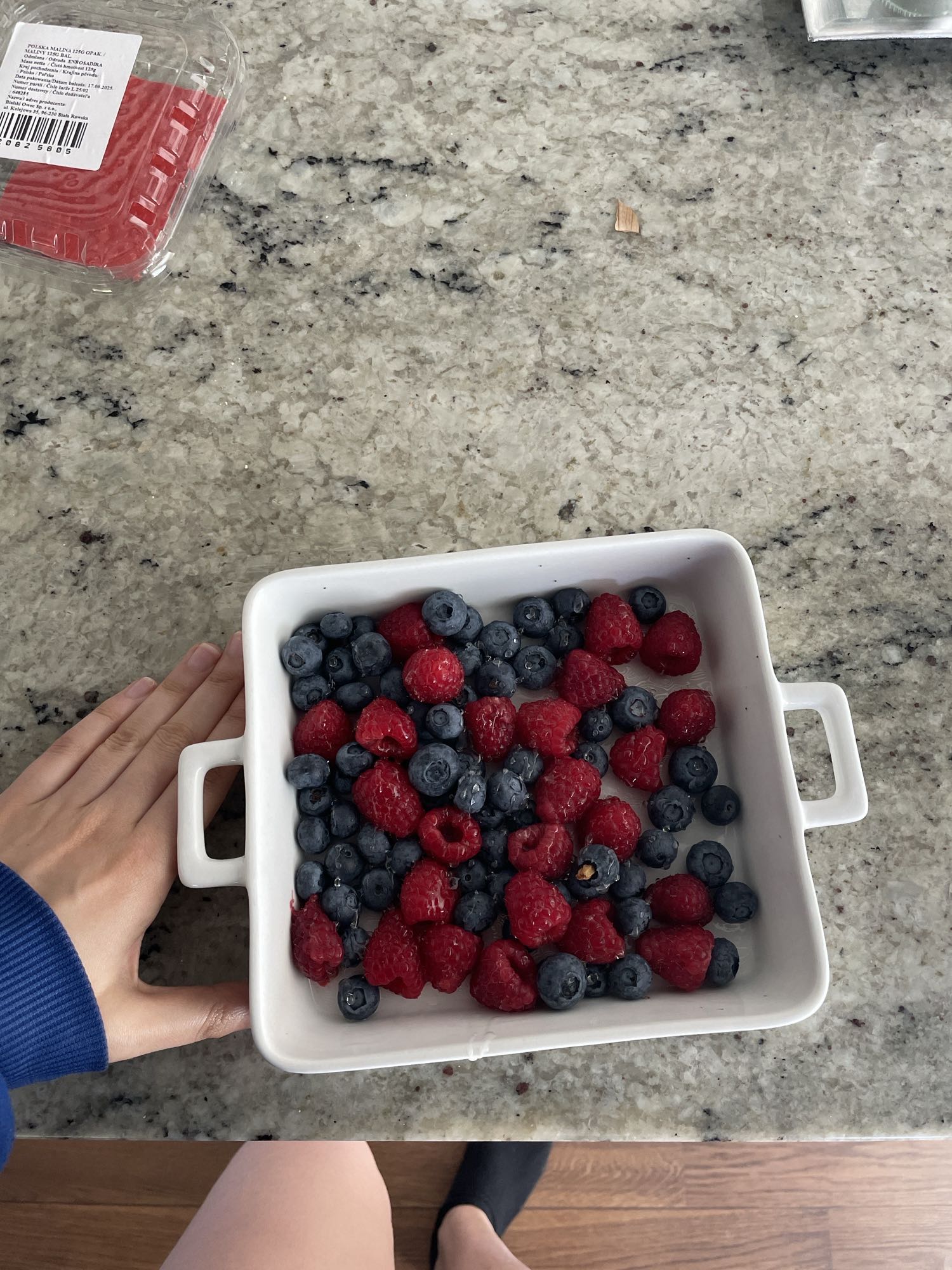 mieszanka jagód i malin