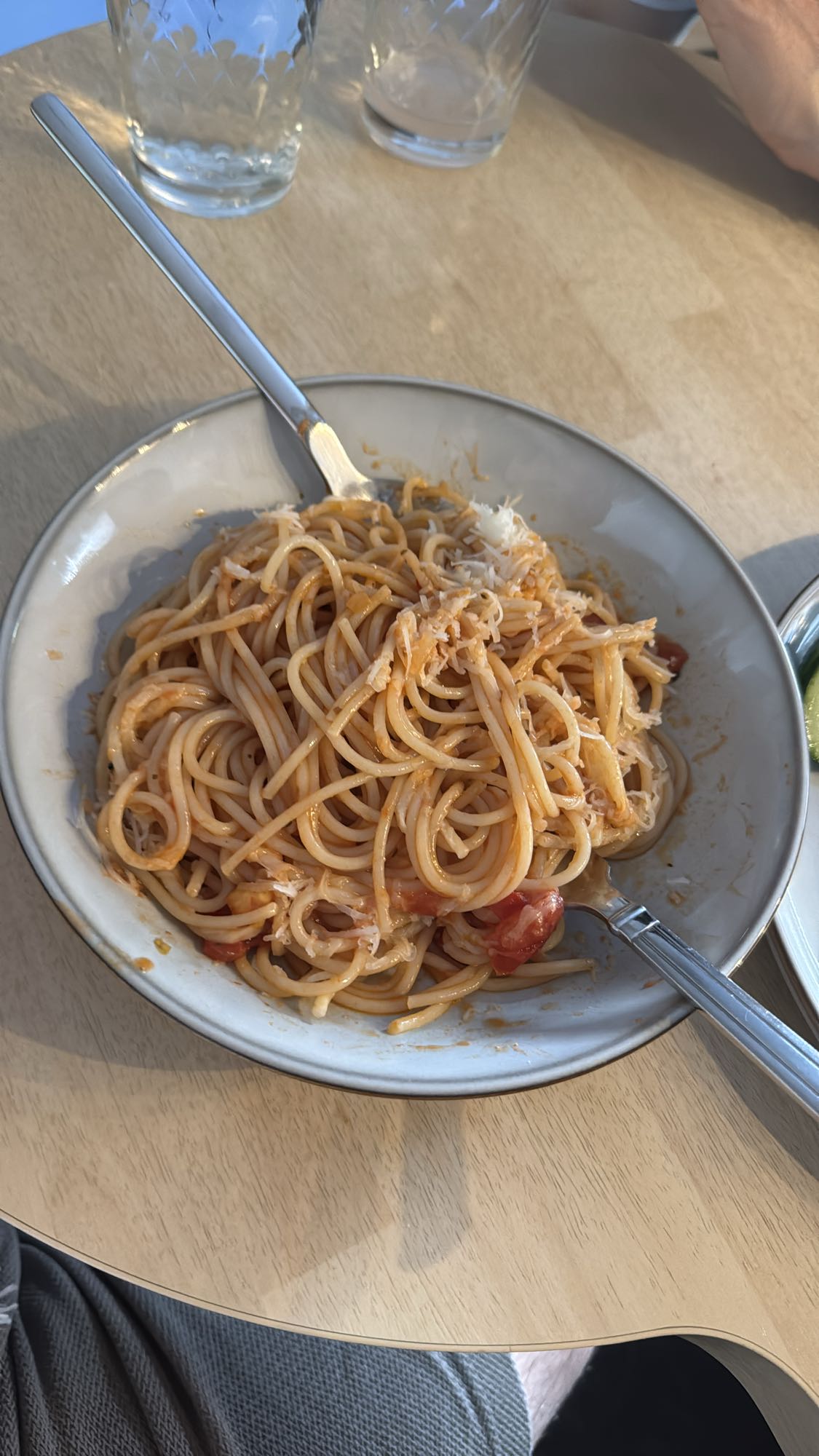 Spaghetti met tomatensaus