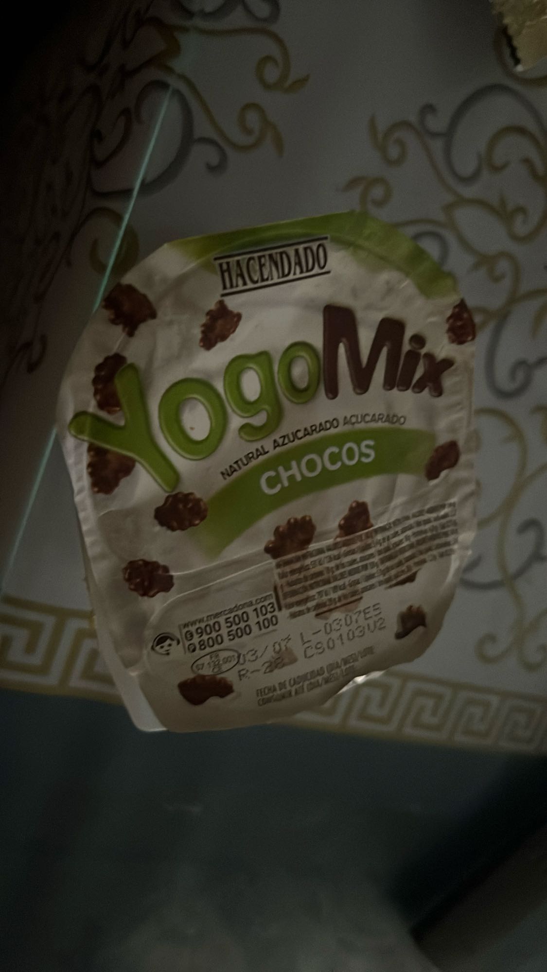 Yogur con choco cereales