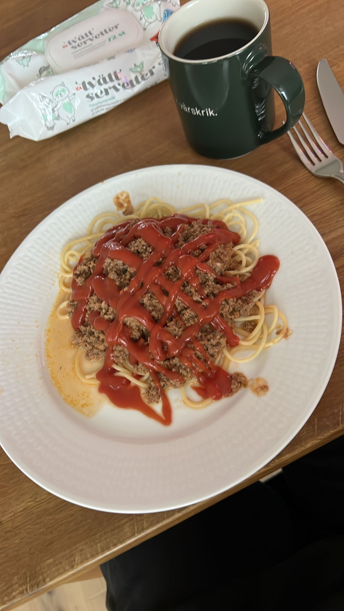 Spagetti med köttfärs