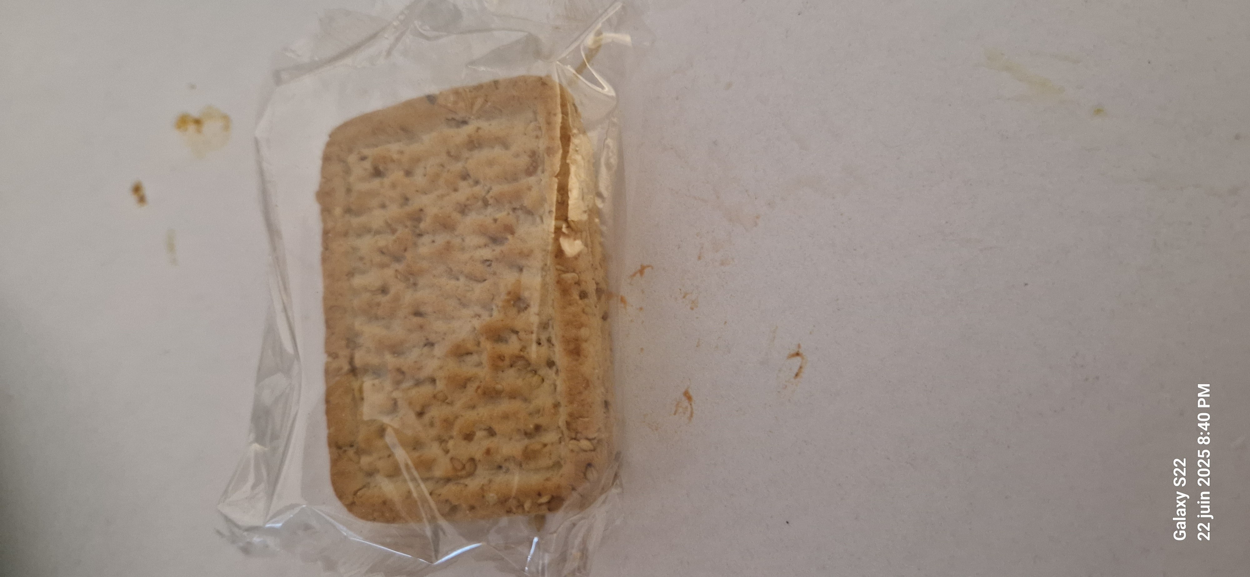 Biscuit sec emballé