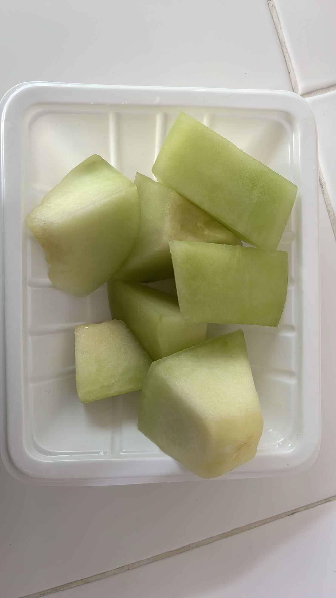 potongan melon hijau