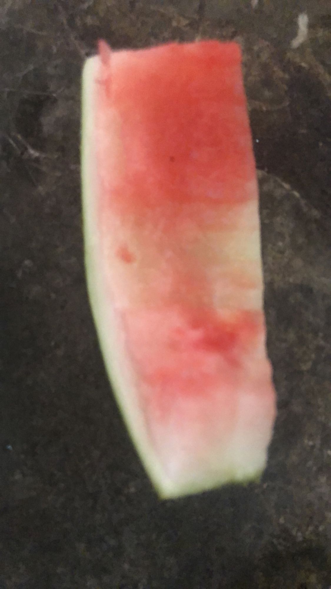 Watermelon rind slice