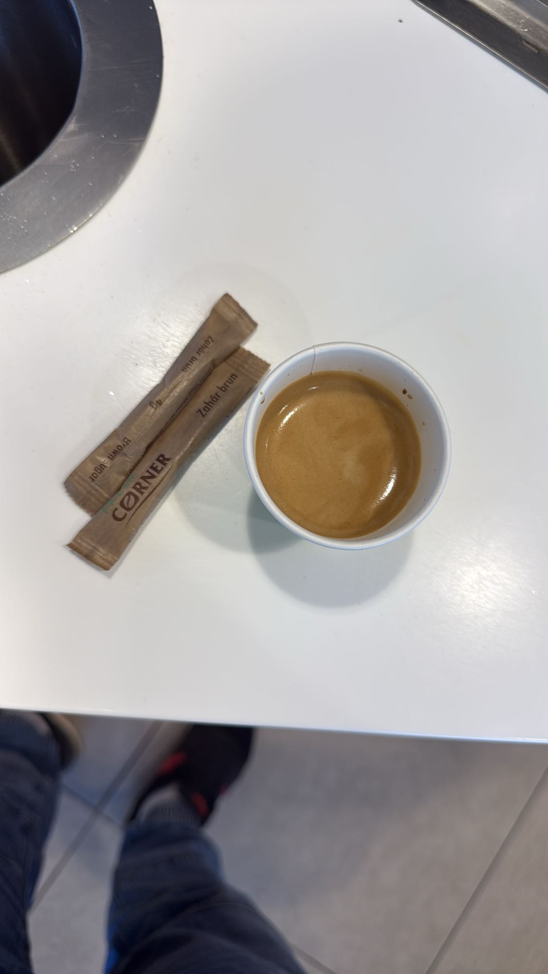 Espresso cu zahăr