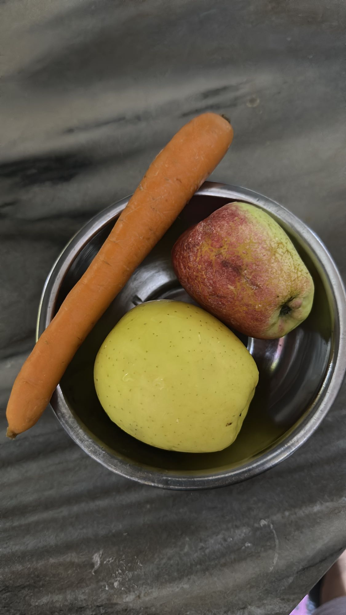 Apple Carrot Fruit Bowl