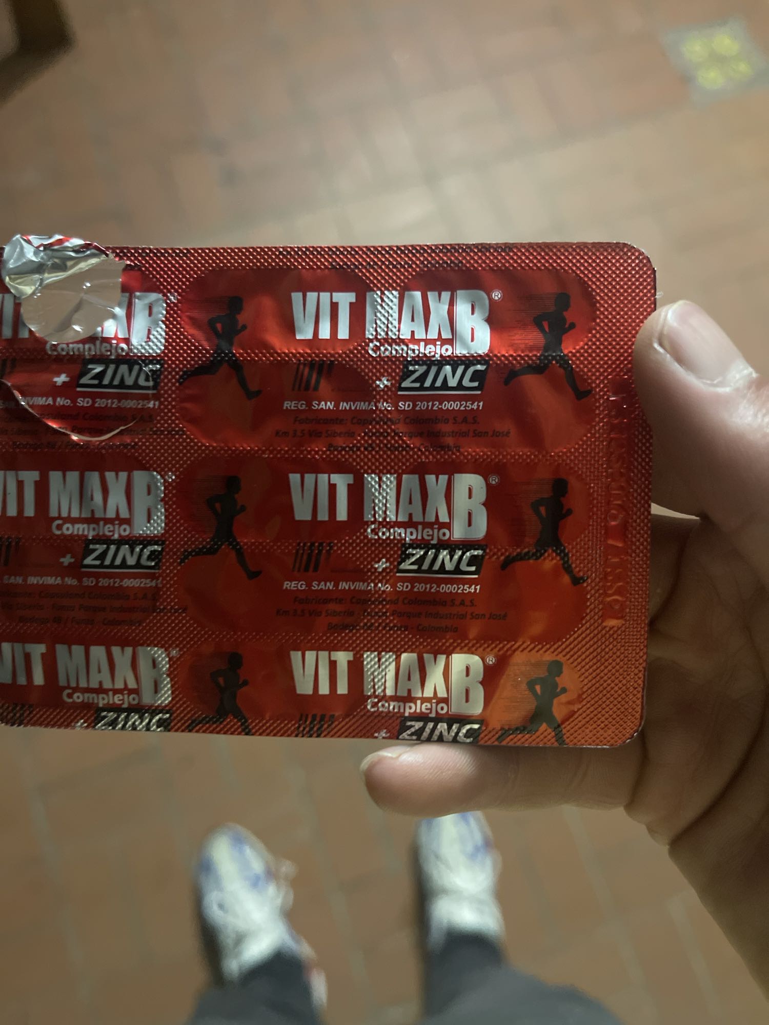 Suplemento Vitamínico B Zinc