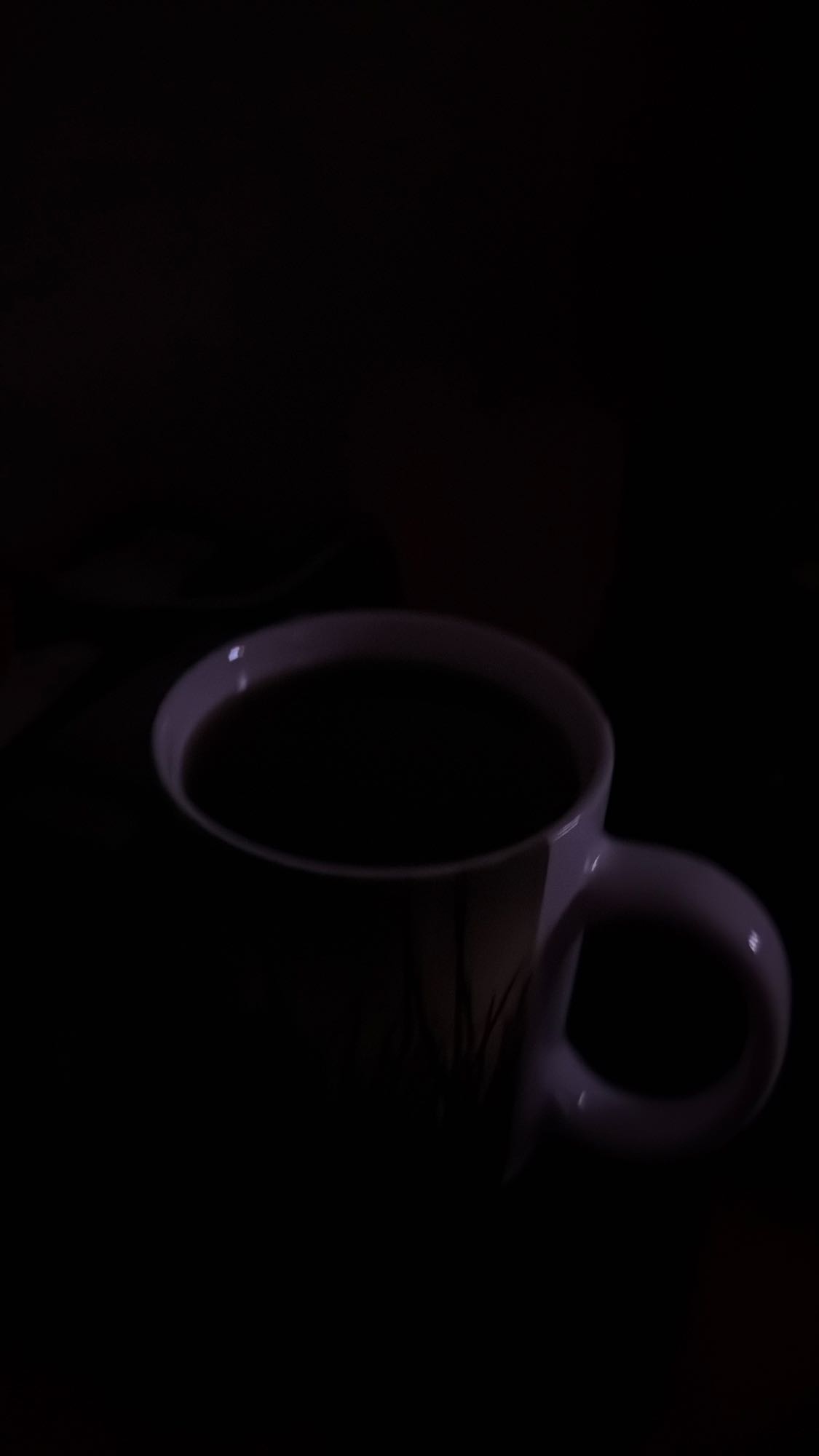 Tasse de café noir