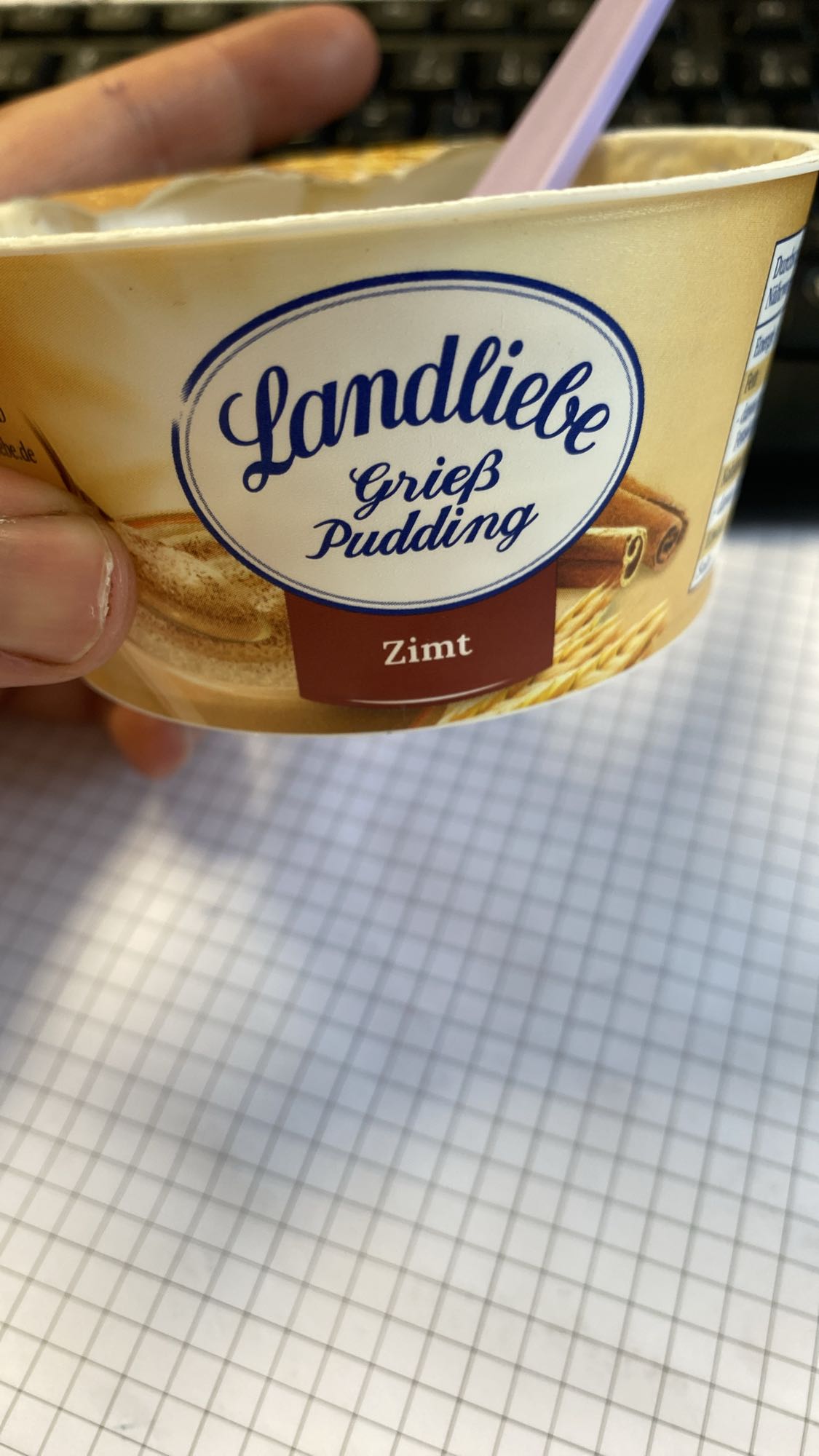 Grießpudding Zimt