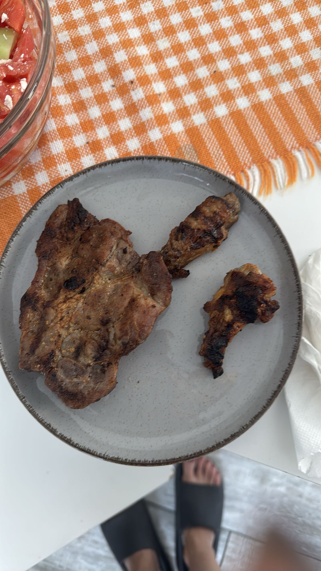 Cotlet de porc la grătar