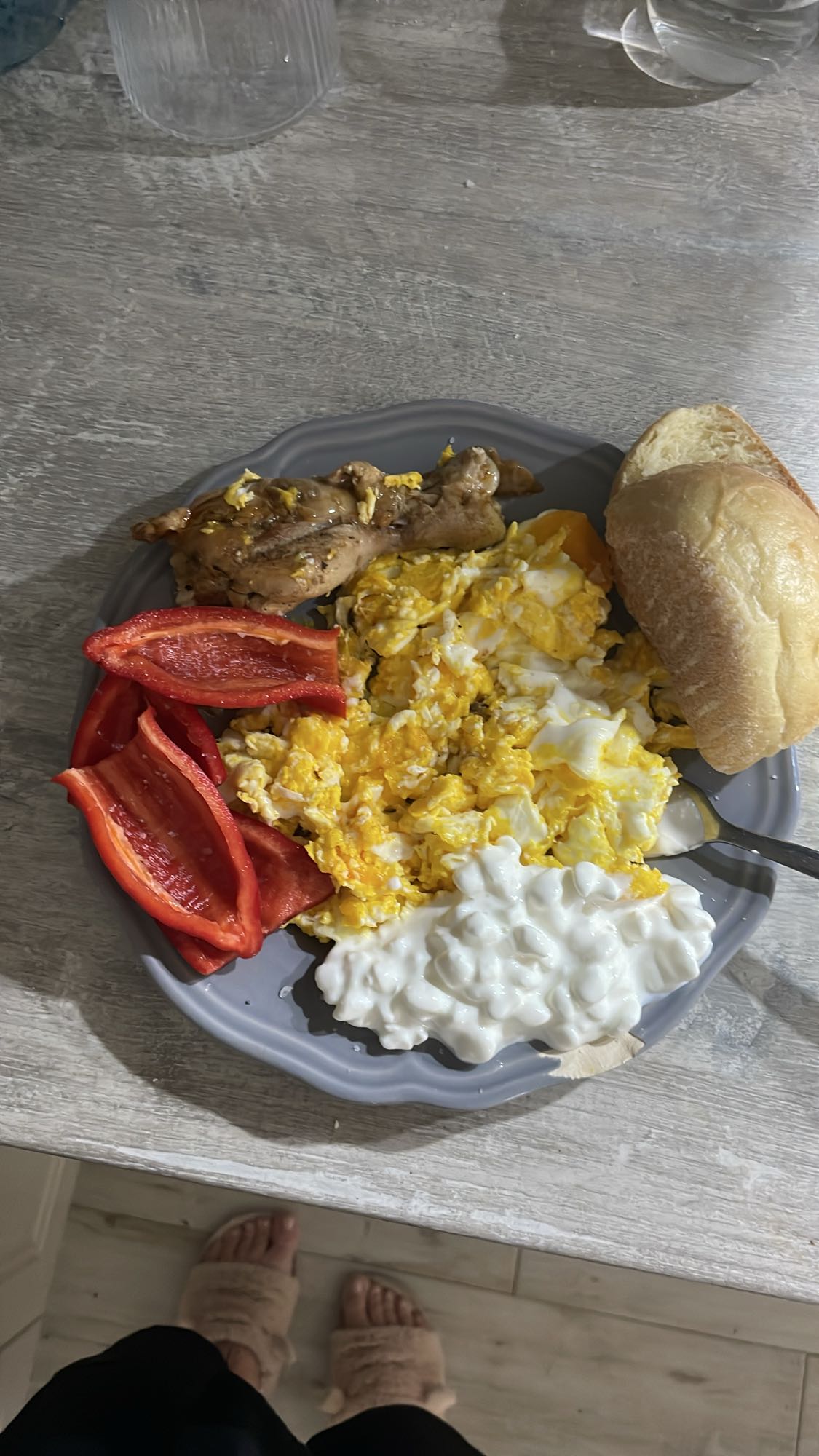 Mic dejun proteic cu legume