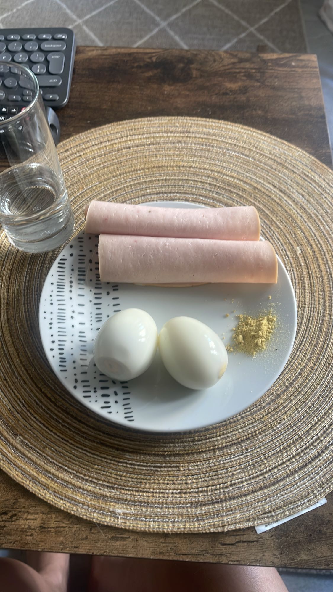 Oeufs et jambon