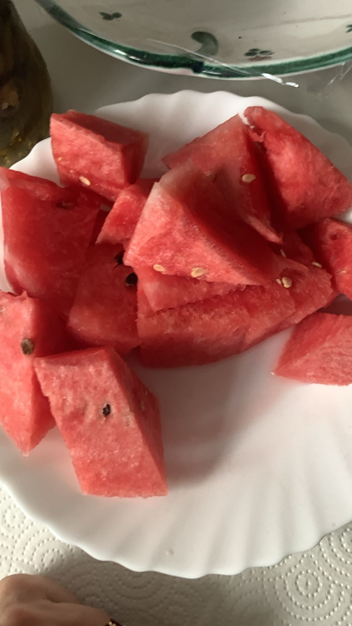 Wassermelonenstücke