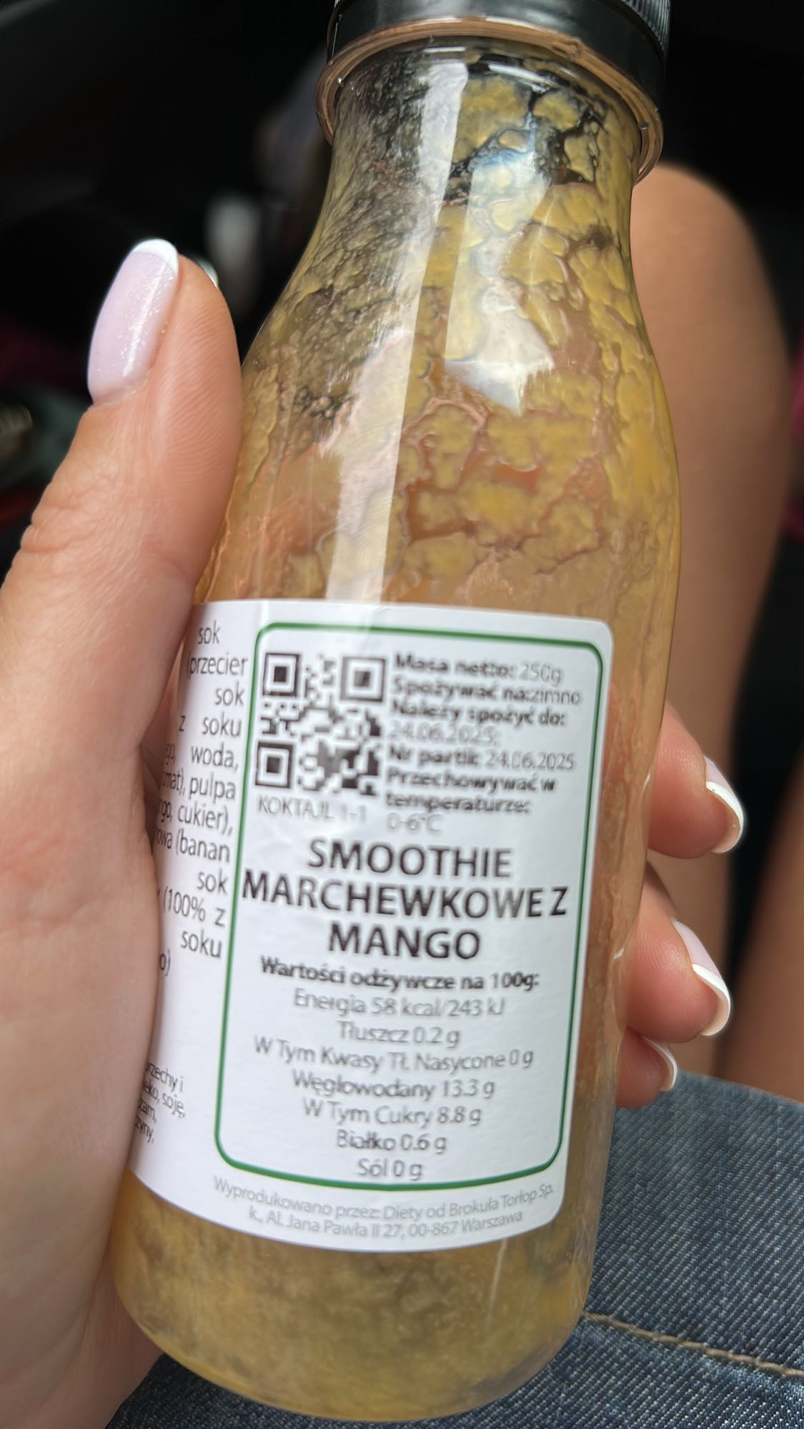 Smoothie marchewkowe z mango