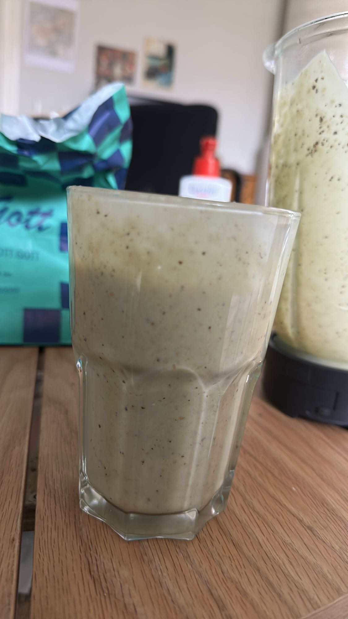 Grön smoothie med protein