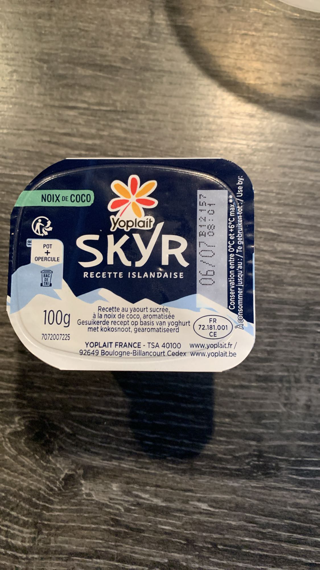 Skyr noix de coco