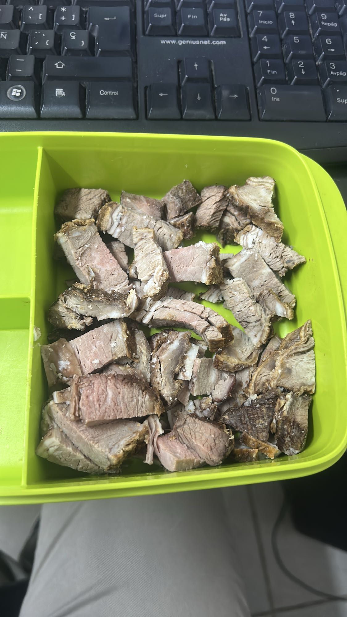 carne asada en trozos