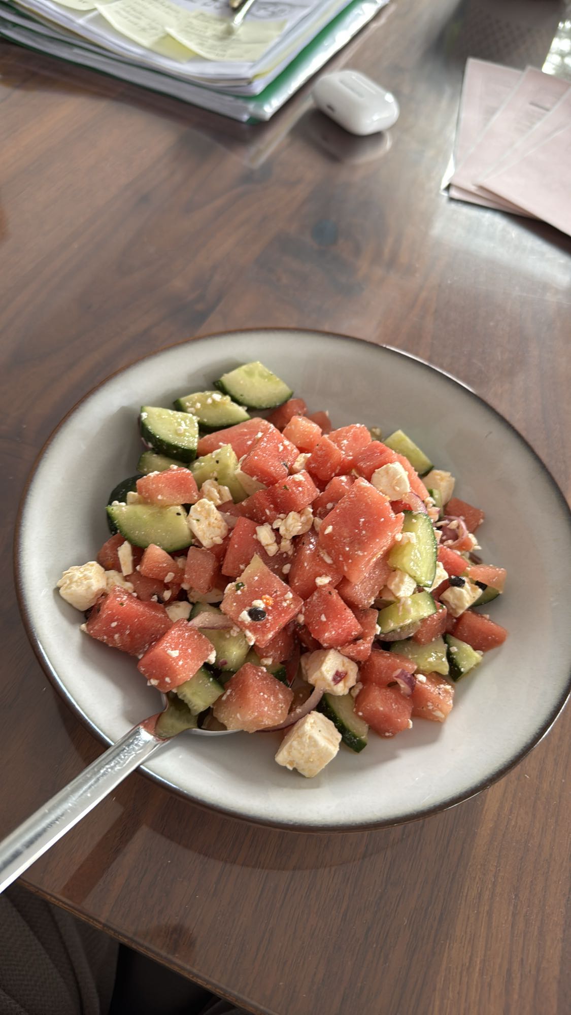 Wassermelonen-Feta-Salat