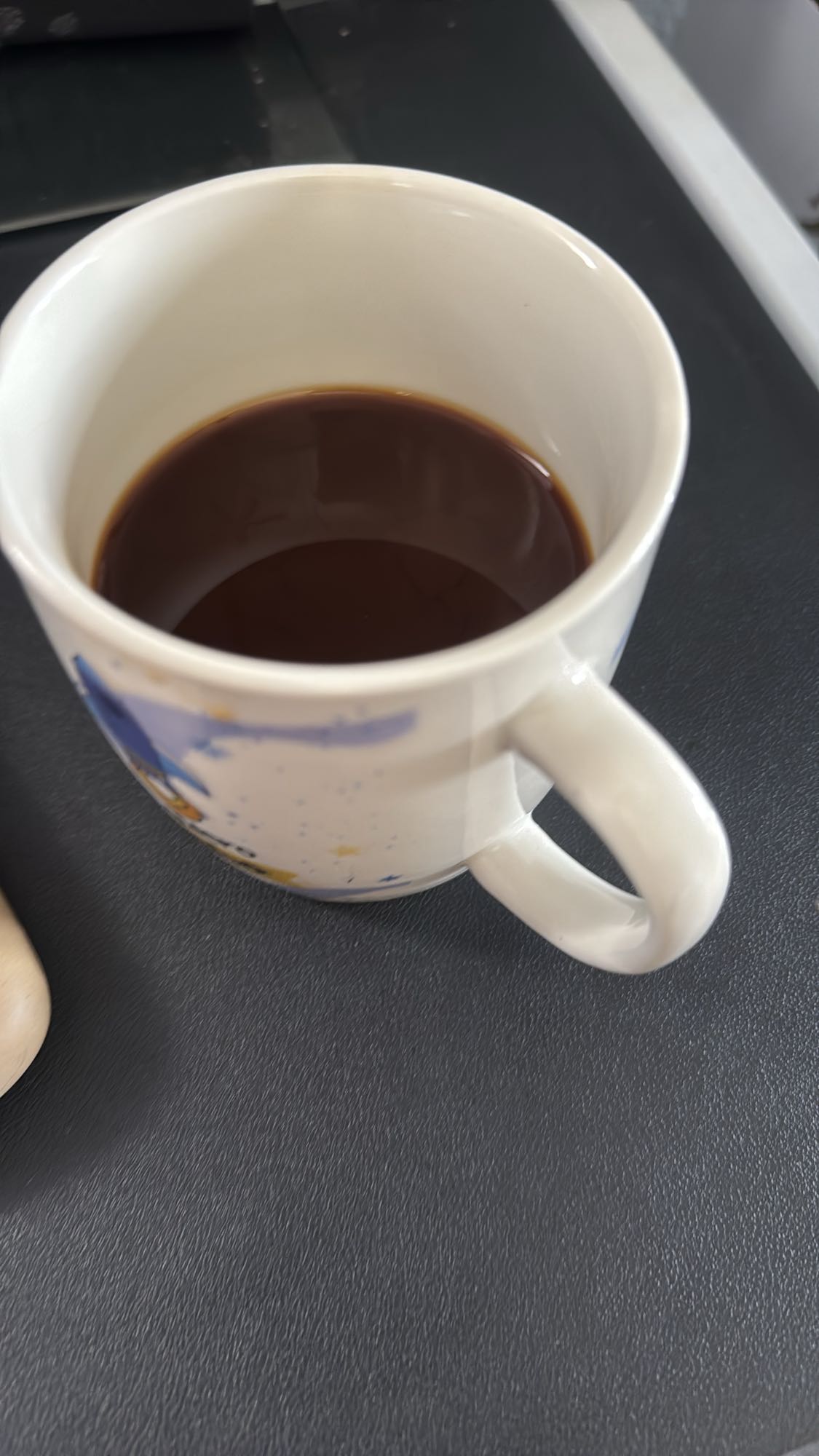 taza de café negro