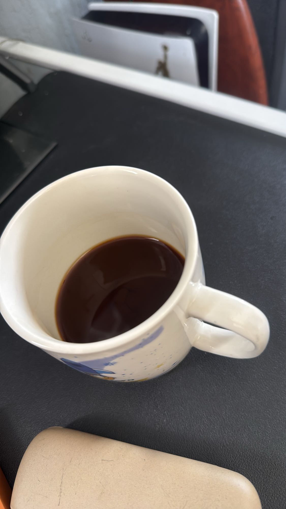 taza de café negro