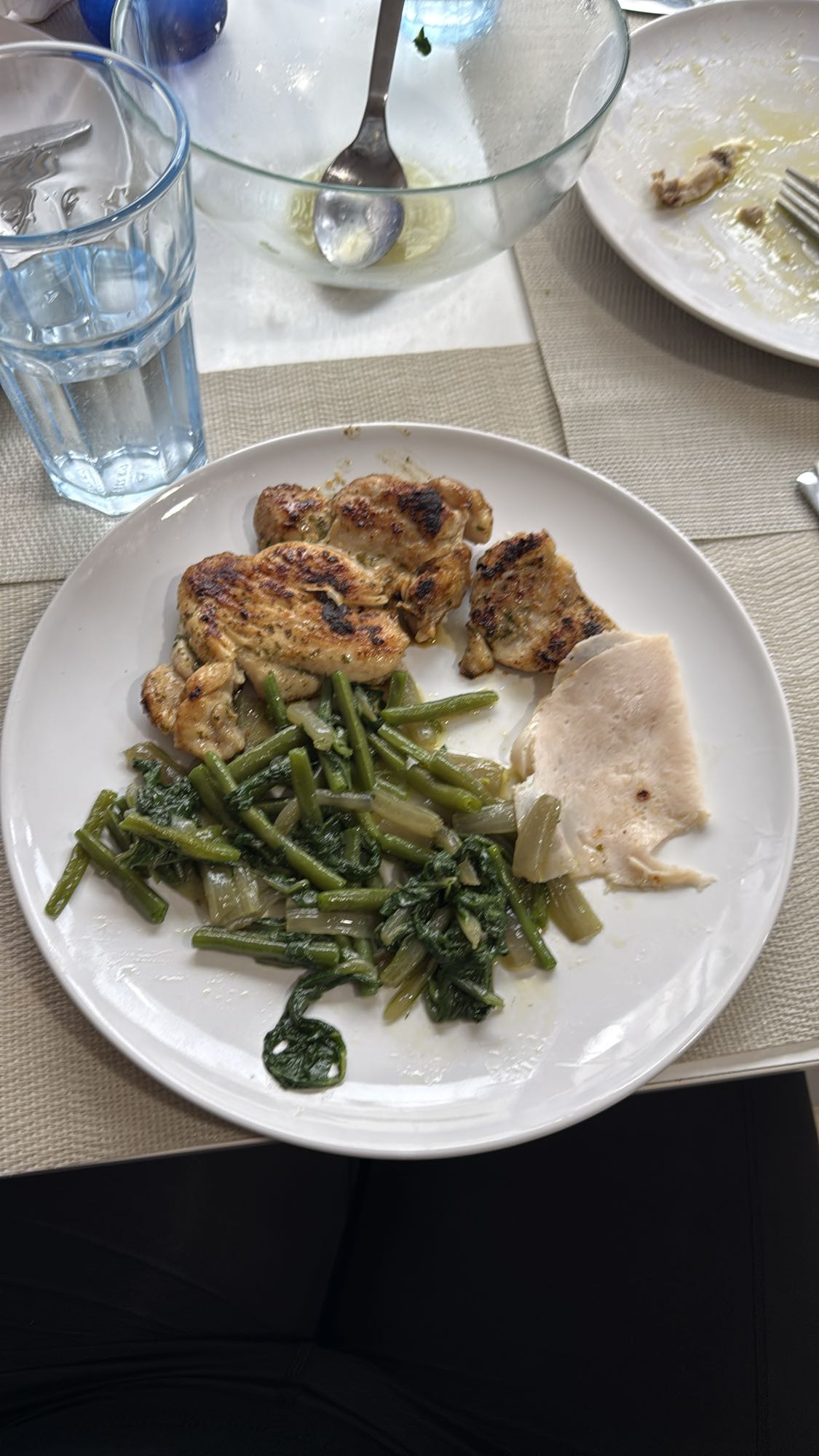 Pollo con verduras