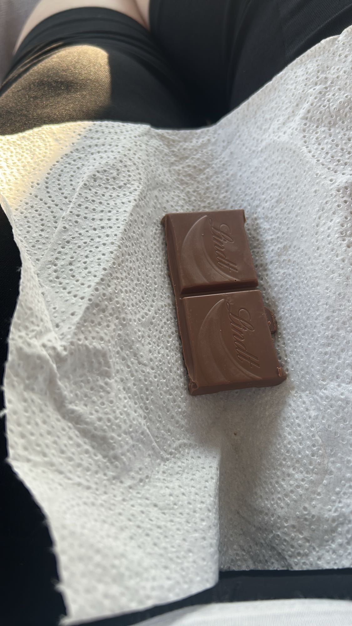 Carrés de chocolat au lait