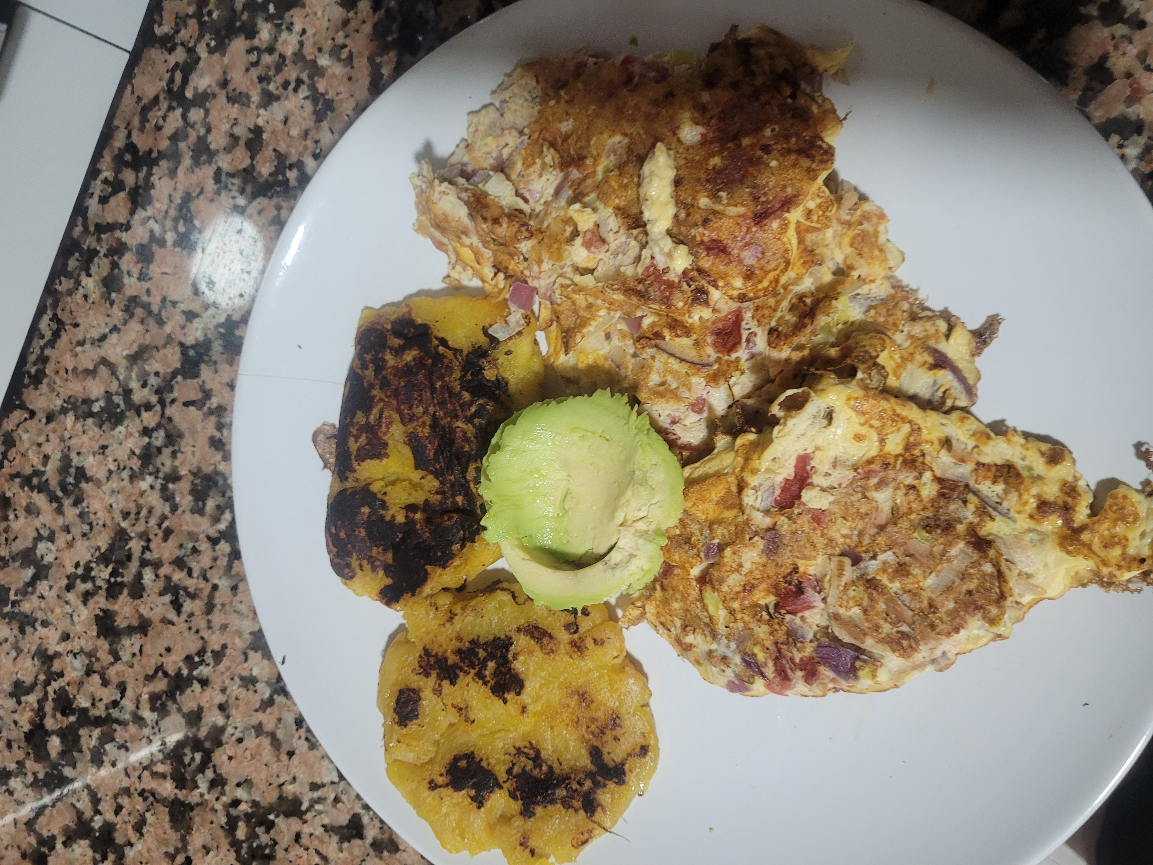 Tortilla con plátano