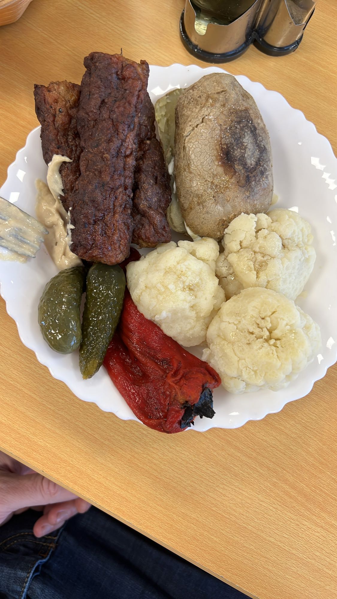 Mici cu legume și cartof