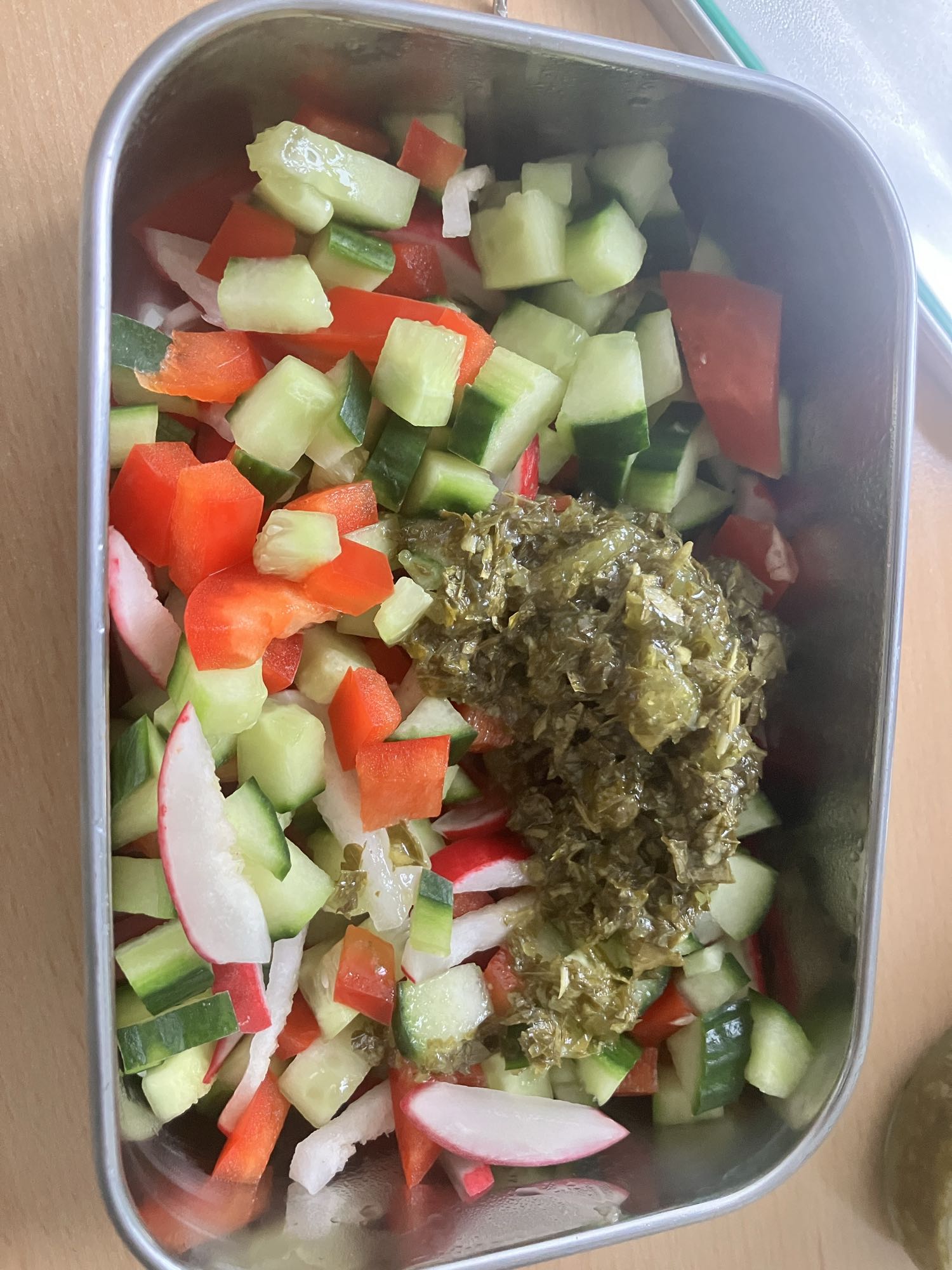 Salada fresca de legumes