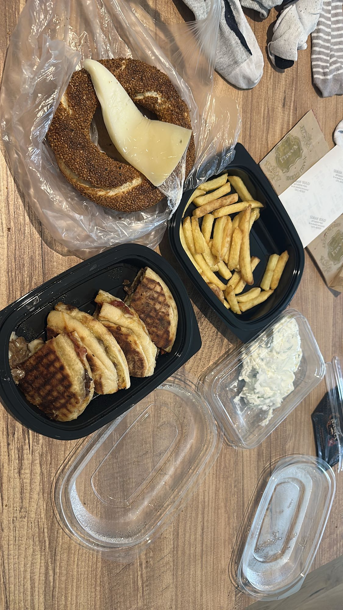 Mixed Fast Food Plate