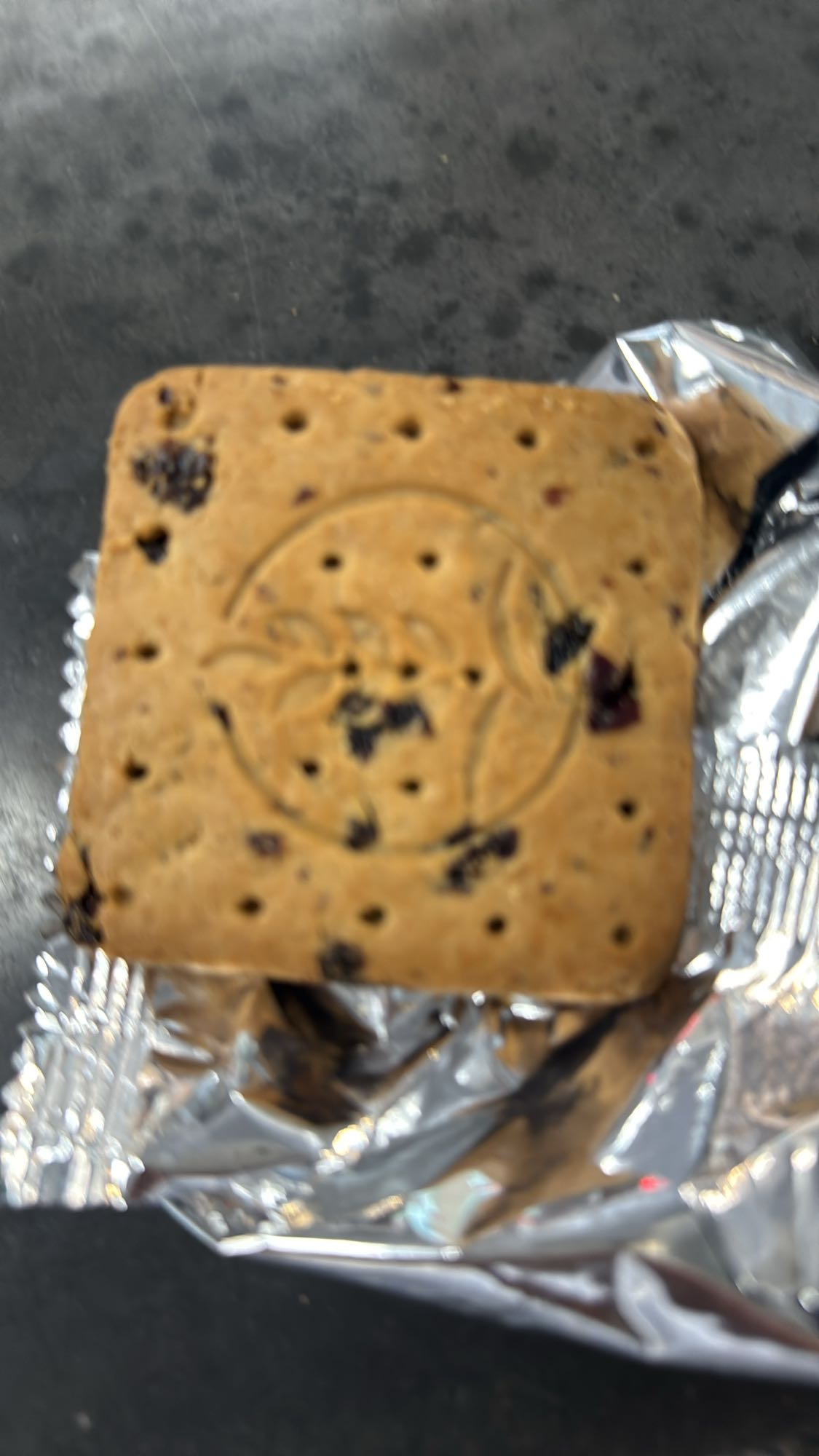 Haverkoekje met rozijnen