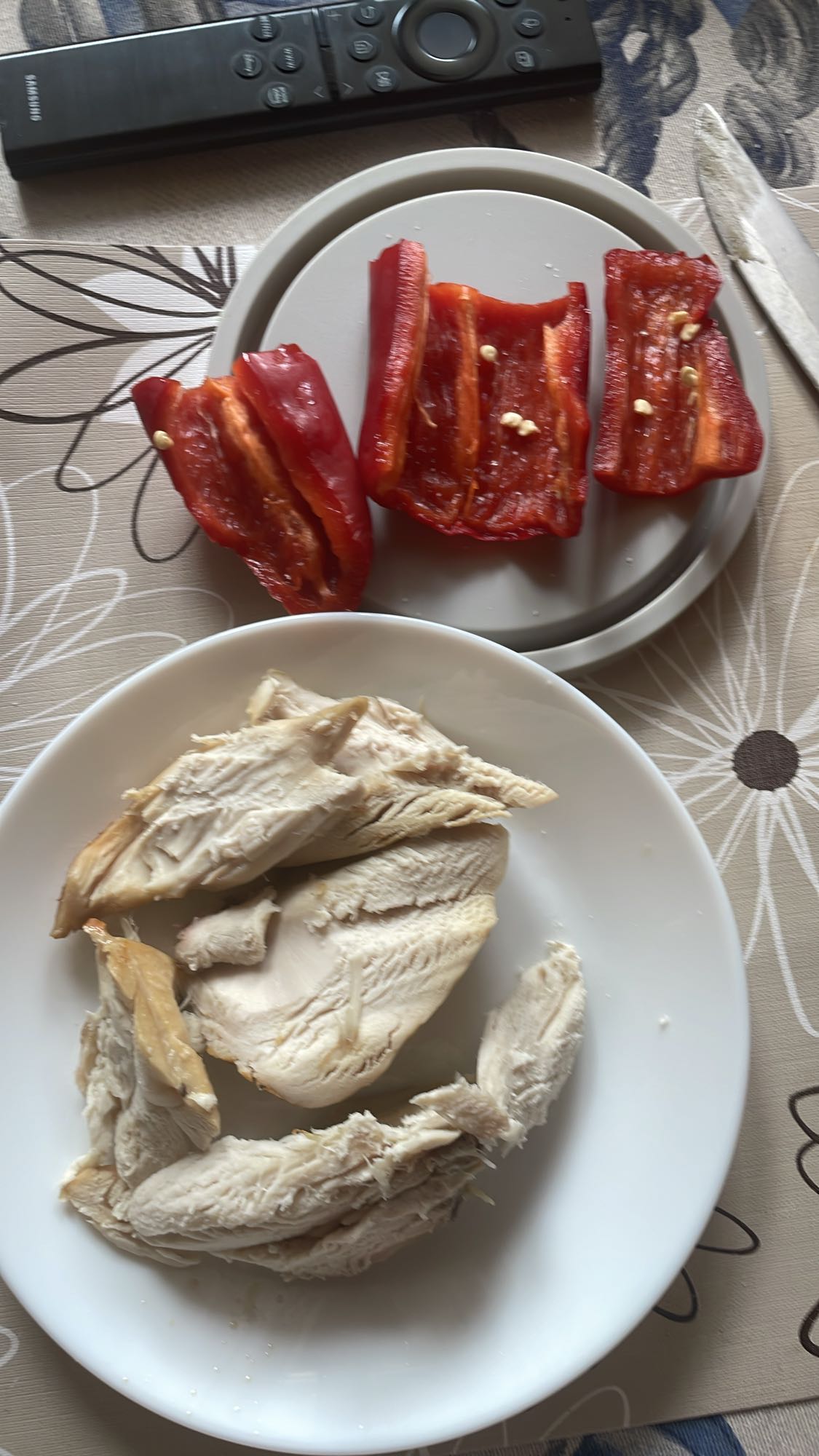 Piept de pui cu ardei gras