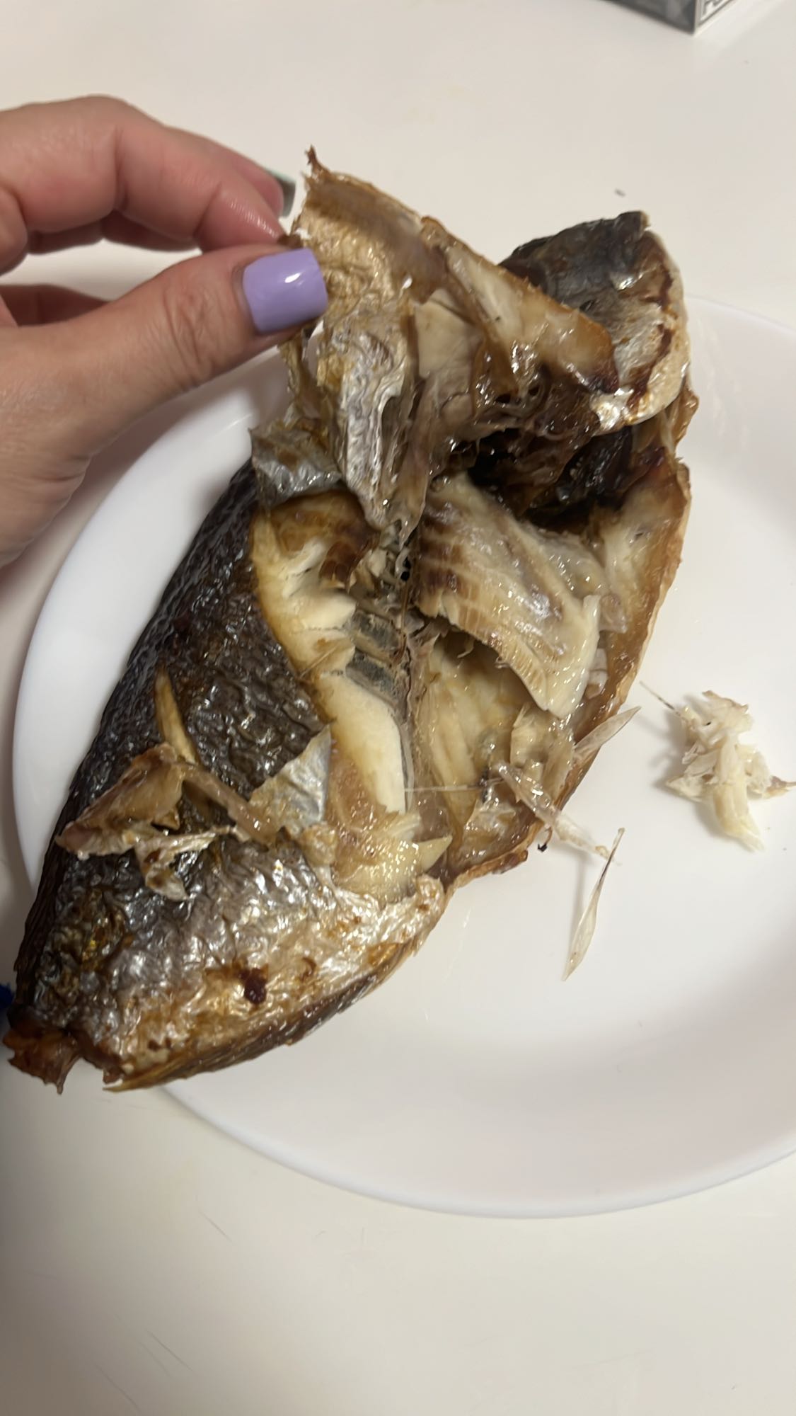 Pește prăjit simplu