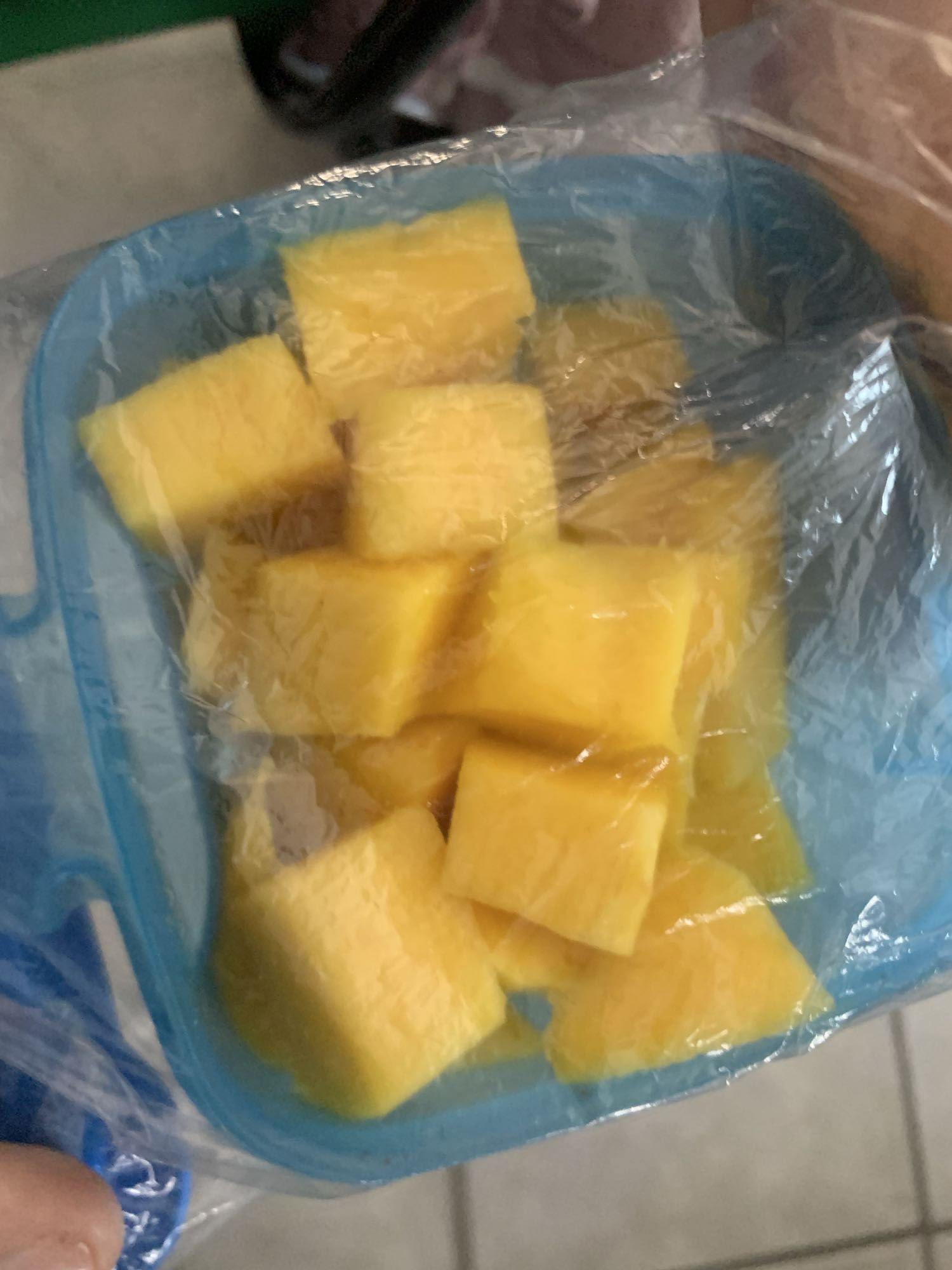 cubos de mango