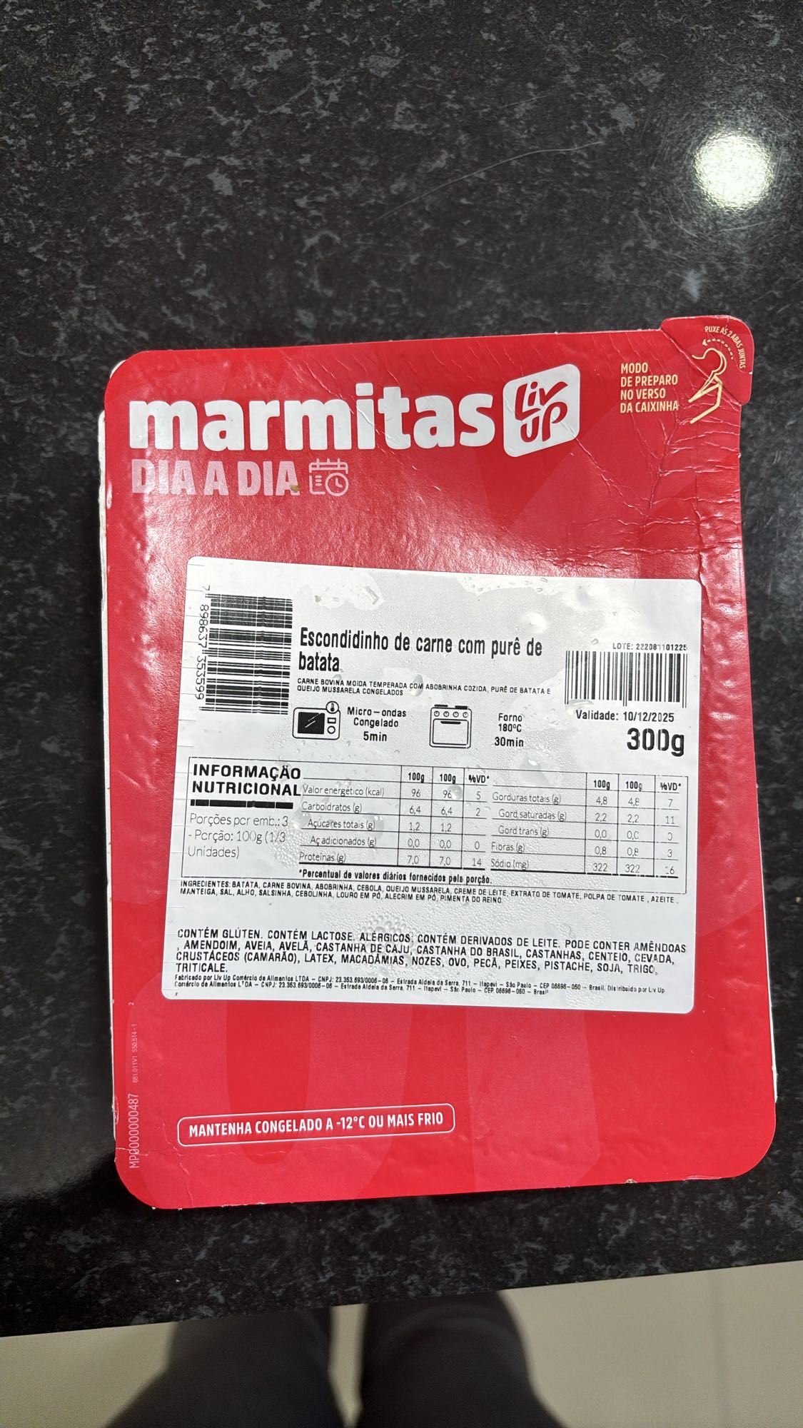 Escondidinho de carne