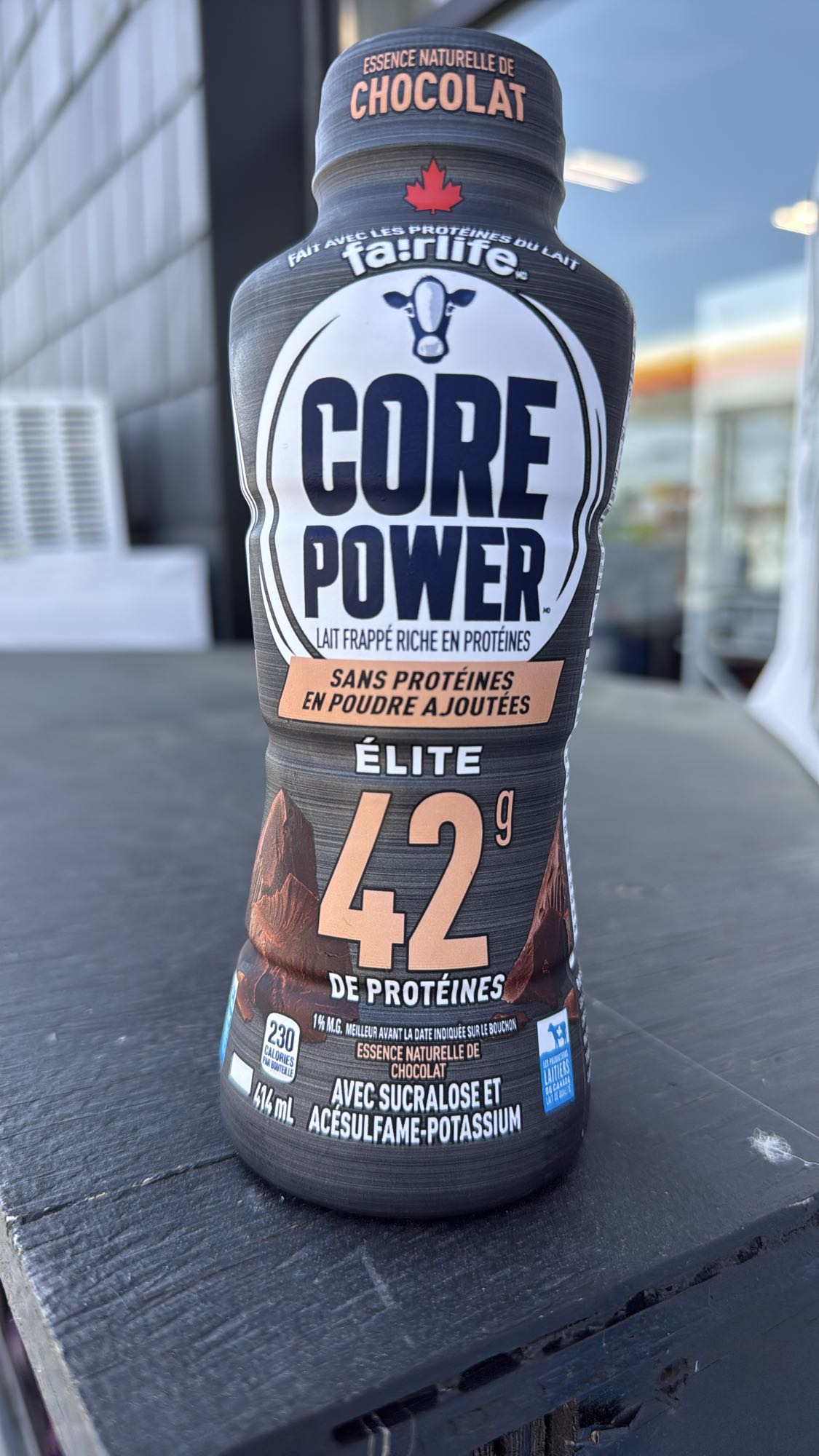 Lait frappé protéiné chocolat