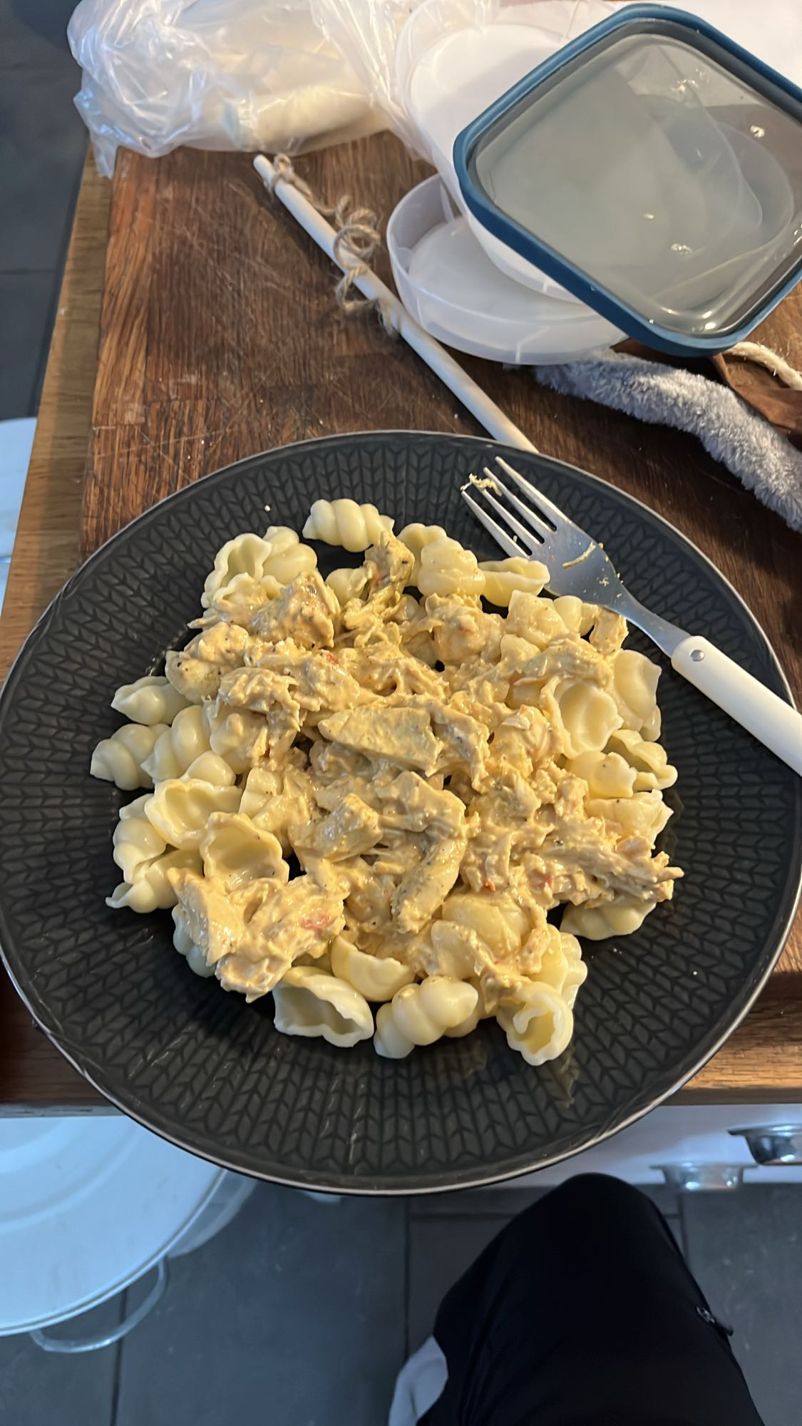 Krämig kycklingpasta