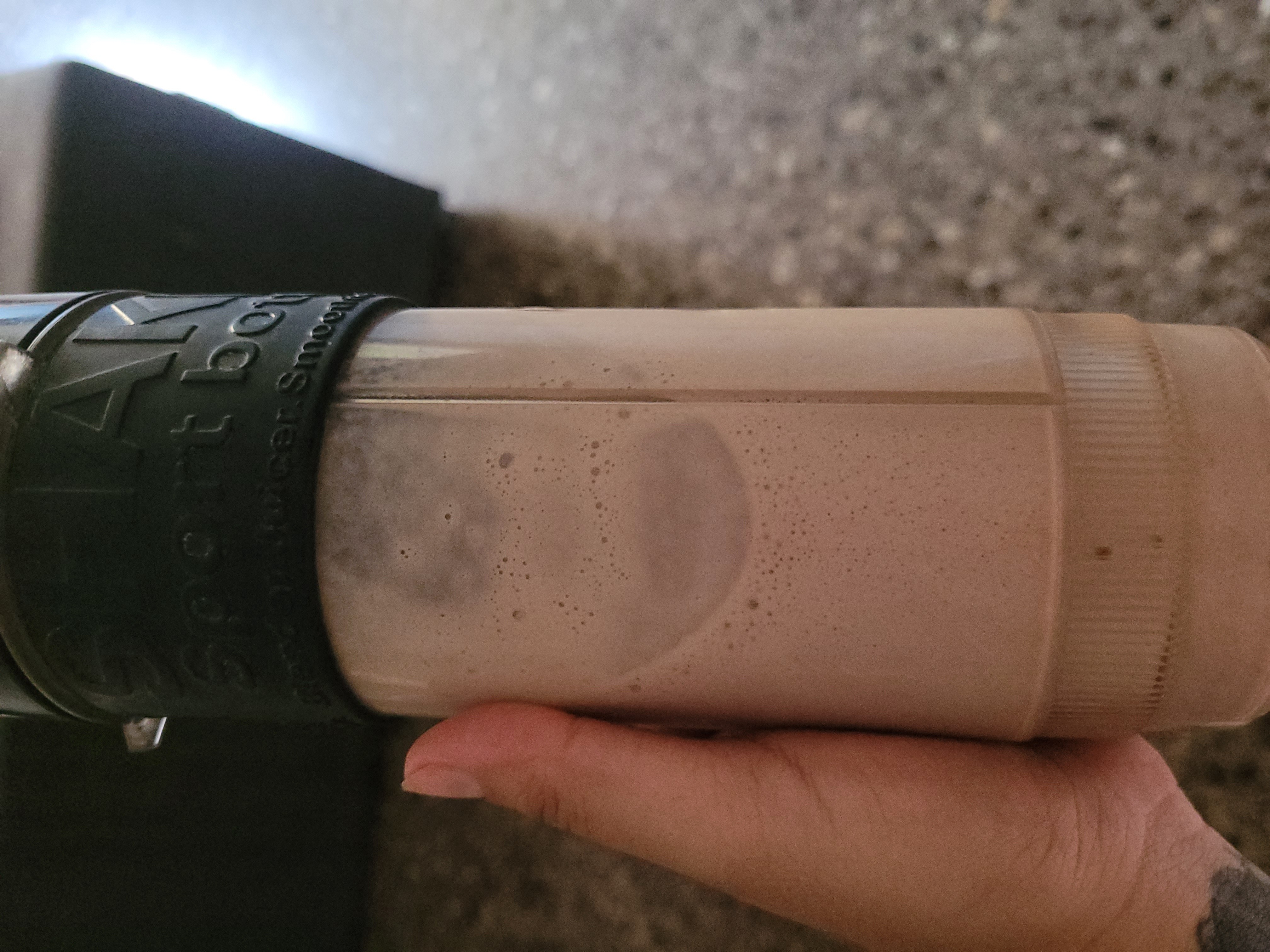 batido de proteína chocolate