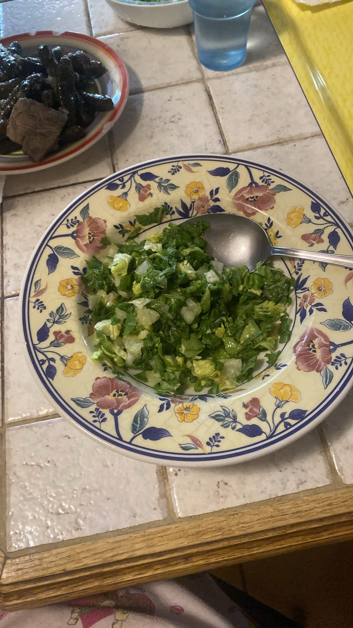 Salade verte simple